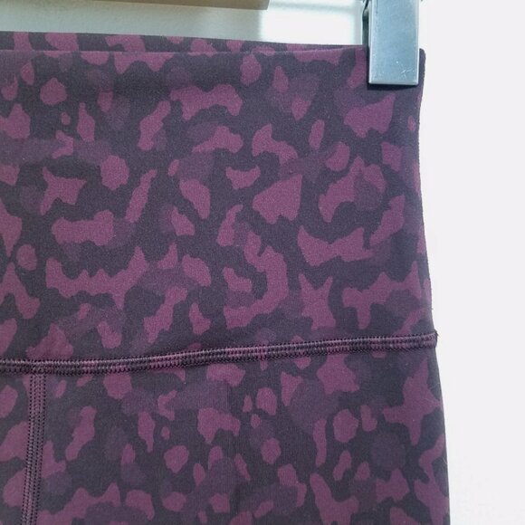 3 Lululemon Align Pant II Camo Raspberry Glo Run Inspire Size 6 Small Bundle - Picture 9 of 16